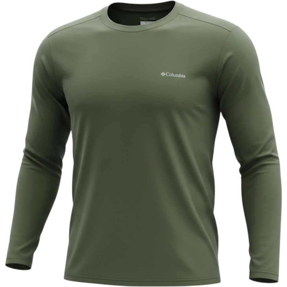 Columbia Meeker Peak LS Mens XXL Green Omni-Wick Long Sleeve Shirt AM6851-347